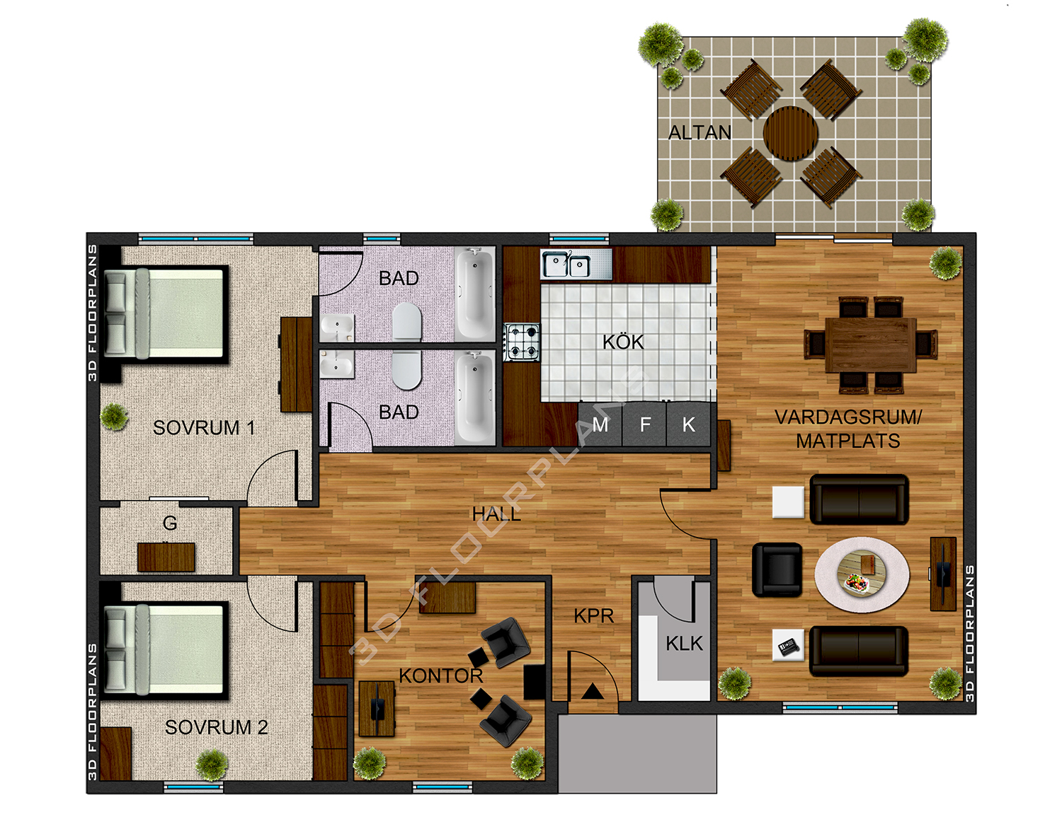 3DFloorplans - Home bahtroom